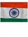 The Indian National Flag | Khadi Cotton Tiranga / Tricolor - Pocket Flag - Set Of 10 - Size : 2 inch X 3 inch