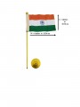 The Indian National Flag | Khadi Cotton Tiranga / Tricolor | 6 inch x 4 inch - Table Flag | BIS - IS1 approved