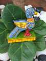 Handcrafted Wooden Carved Bird - Garuda - Eagle Figurine - Set of 2 - Orissa Crafts - Home Decor