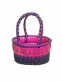 Chettinad Kottan - Small Basket, Pink-Purple  - Geographical Indexed (pack of 2)