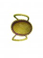 Chettinad Kottan - Small Basket, Purple-Yellow - Geographical Indexed (pack of 2)