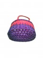 Chettinad Kottan - Small Basket, Red-Purple - Geographical Indexed (pack of 2)