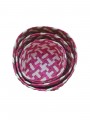 Organizers - Chettinad Kottan - Stacked Bowl, Dark Pink - Geographical Indexed