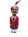 Handcrafted Wooden  Air India Welcome Doll - Big - Channapatna Doll - Geographical Indexed