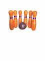 Wooden Bowling Play Set With 6 Pins - Small - Channapatna Toys - Geographical Indexed