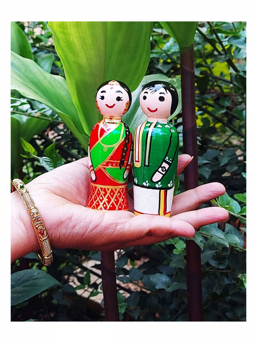 Andhra pradesh Couple Doll - Geographical Indexed
