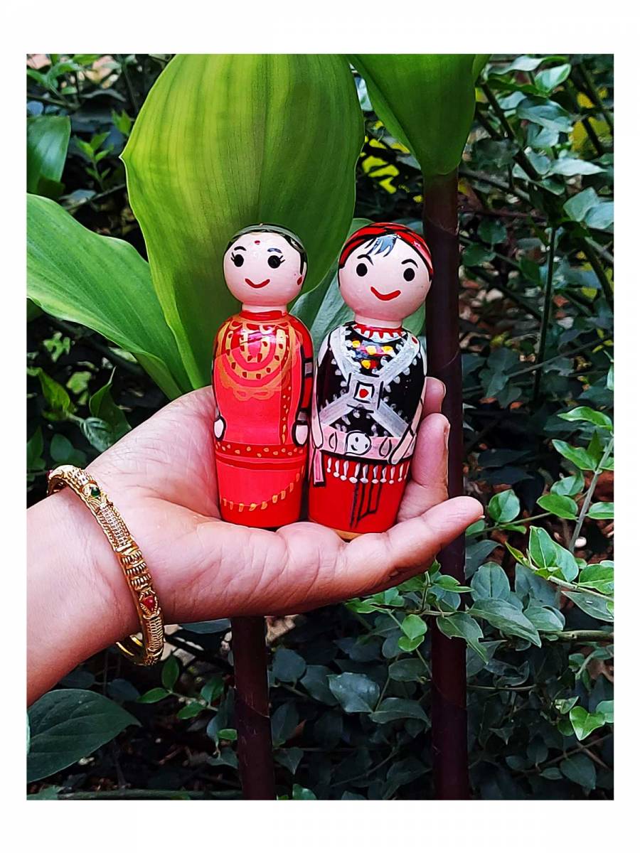 Meghalaya Couple Doll - Geographical Indexed