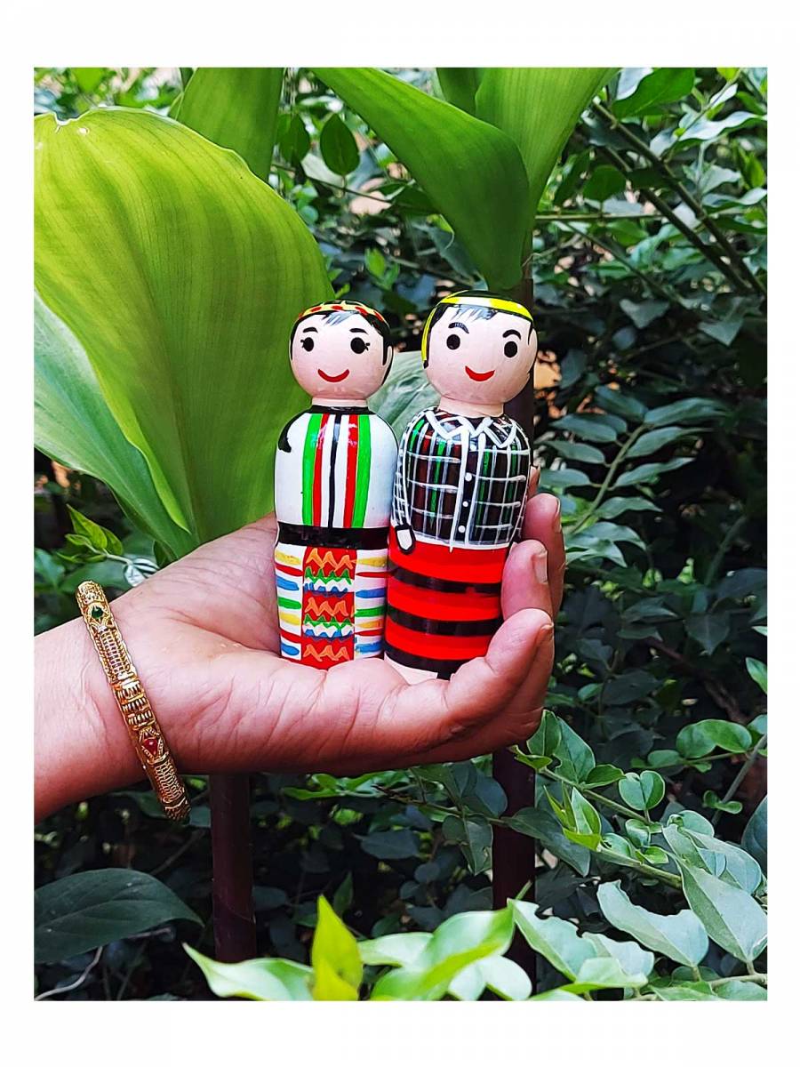 Mizoram Couple Doll - Geographical Indexed
