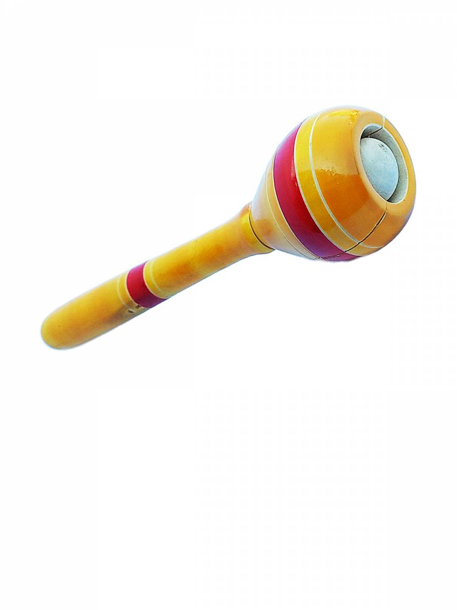 Wooden Cup and Ball Rattle - Channapatna Toys - Geographical Indexed