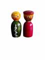 Wooden Miniature Doll Set - Small - Channapatna Toys - Geographical Indexed