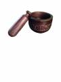 Handcrafted Wooden Kitchen Tool Mortar And Pestle Set - Pounder Tool - Kutani