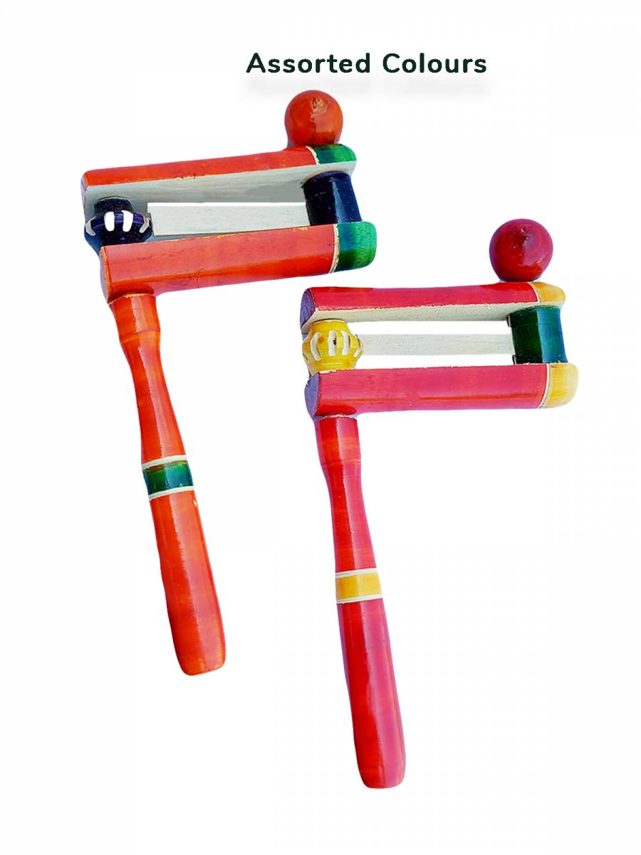 Wooden Vara Vara Rattle - Channapatna Toys - Geographical Indexed