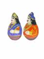 Tanjavur Raja Rani Doll - Roly Poly Doll Pair - Geographical Indexed