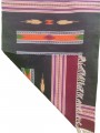 Warangal Durry , Interlock Geometric Pattern , Maroon-Black  2x3 Feet , Green-Red - Geographical Indexed