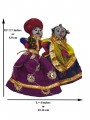 Rajasthani Kathputli, Purple Pink Combo - Geographical Indexed