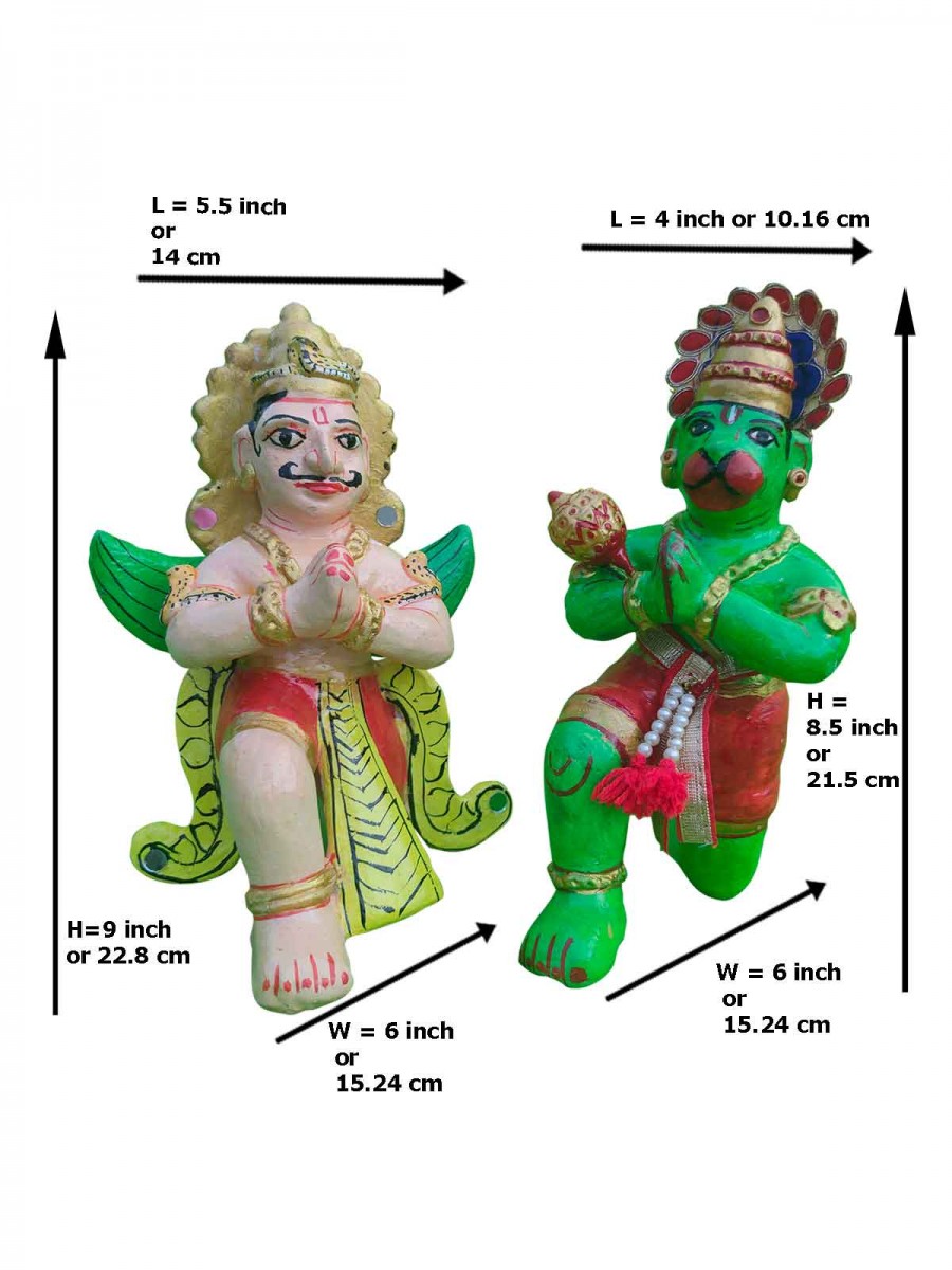 Kinnala Arts - Garuda Anjaneya - Geographical Indexed